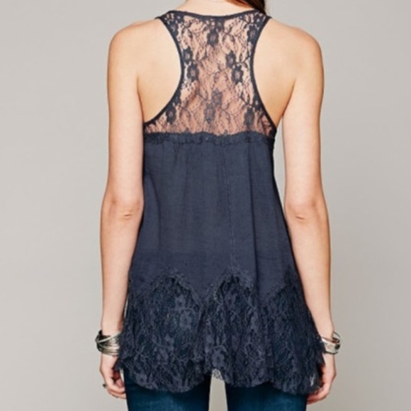 Free People Tops - Free people (intimately) bell & lace tank. Sz S